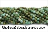 TURQ222 15 inches 8mm round Mongolian turquoise beads