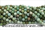 TURQ223 15 inches 10mm round Mongolian turquoise beads