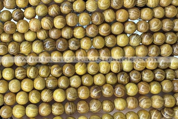 WOOD04 15 inches 6mm round wood beads wholesale