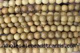 WOOD18 15 inches 8mm round wood beads wholesale